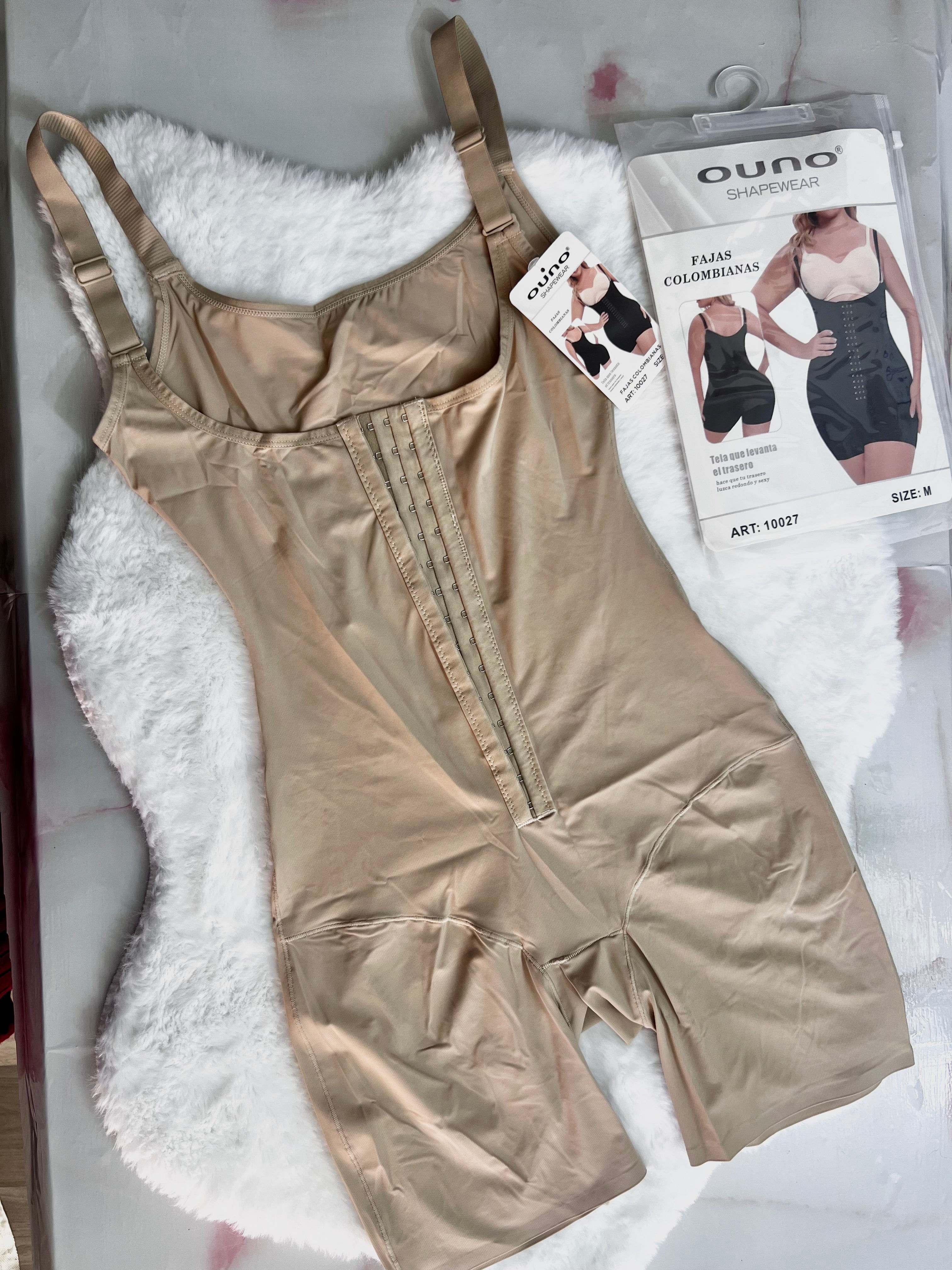 المشد الكولومبي الكامل الأصلي لشد الجسم و لمظهر أنثوي أنحف بمقاسين مع شد دائم عند المداومة